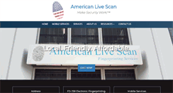 Desktop Screenshot of americanlivescan.com