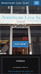 Mobile Screenshot of americanlivescan.com